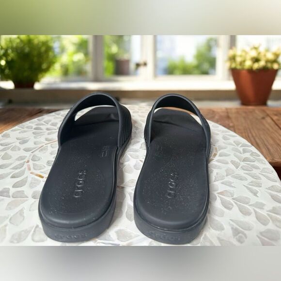 CROCS Women's Miami Slip On Slides Sandals - Picture 9 of 14